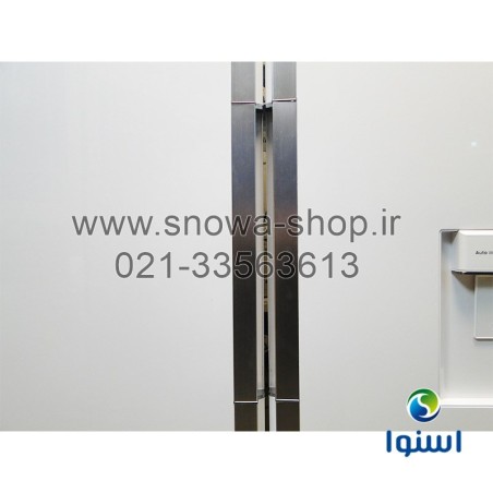 یخچال فریزر دوقلو هایپر استیل اسنوا Snowa Hyper Twin Side By Side Refrigerator Stainless Steel Freezer SN5-1019GW