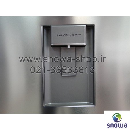 یخچال فریزر دوقلو هایپر استیل اسنوا Snowa Hyper Twin Side By Side Refrigerator Stainless Steel Freezer SN6-1019SS