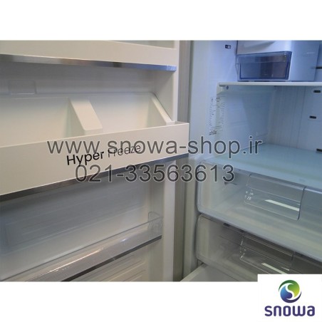 یخچال فریزر دوقلو هایپر استیل اسنوا Snowa Hyper Twin Side By Side Refrigerator Stainless Steel Freezer SN6-1019SS