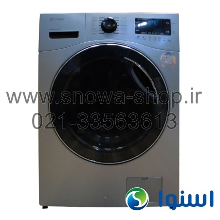 ماشین لباسشویی SWM-E91S  نقره ای اسنوا ظرفیت 9 کیلوگرم  Snowa Add Wash