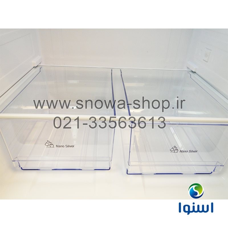یخچال فریزر مدل SN4-2024TI اندازه 24 فوت اسنوا   Snowa Refrigerator Freezer