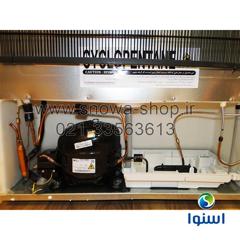 یخچال فریزر مدل SN4-2024TI اندازه 24 فوت اسنوا   Snowa Refrigerator Freezer