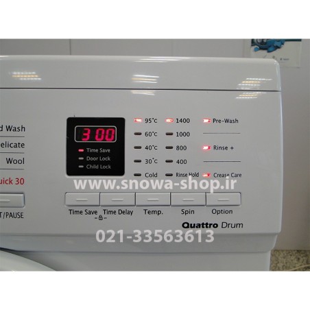 ماشین لباسشویی مدل SWD-181W اسنوا ظرفیت 8 کیلوگرم