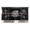 اجاق گاز صفحه ای توکار 5 شعله اسنوا G304 استیل  Snowa Built-In Gas Cooker Stainless Steel