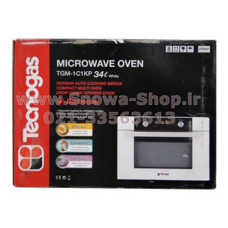 مایکروفر TGM-1C1KP تکنوگاز ظرفیت 34 لیتر Tecnogas Microwave Oven