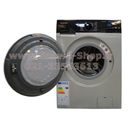 ماشین لباسشویی DWK-8142S دوو الکترونیک 8 کیلویی نقره ای Daewoo Electronics Washing Machine