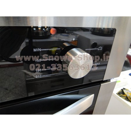 فر و گریل توکار برقی و گازی اسنوا O202 شیشه ای سکوریت   Snowa Built-In Safety Glass Grill-Oven
