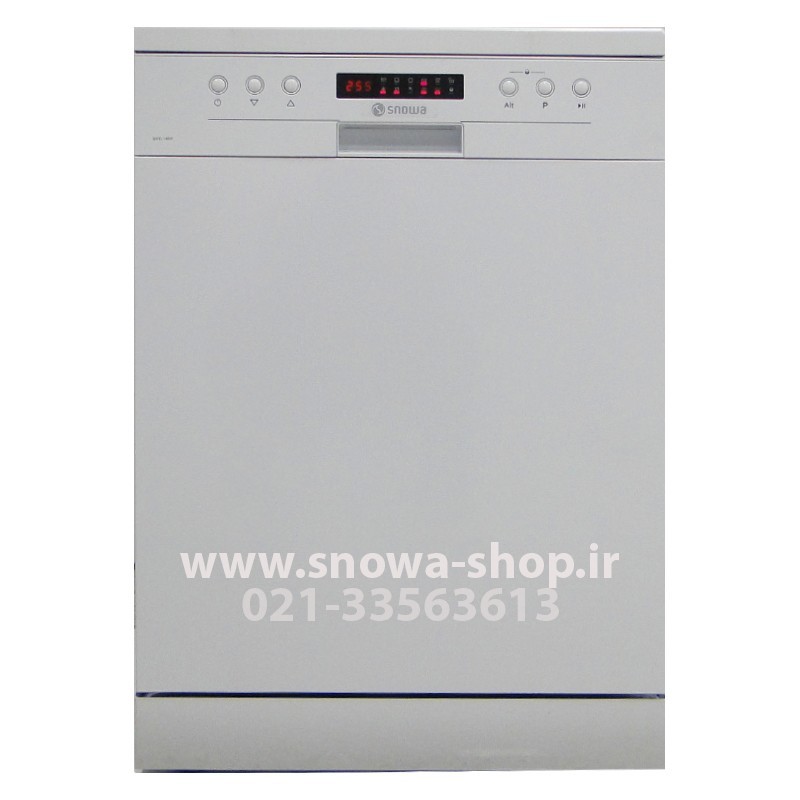 ماشین ظرفشویی مدل SWD-140W اسنوا ظرفیت 14 نفره 168 پارچه