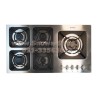 اجاق گاز صفحه ای توکار 5 شعله اسنوا SS-19571 استیل  Snowa Built-In Gas Cooker Stainless Steel