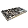 اجاق گاز صفحه ای توکار 5 شعله اسنوا SS-19571 استیل  Snowa Built-In Gas Cooker Stainless Steel