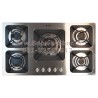 اجاق گاز صفحه ای توکار 5 شعله اسنوا SS-19570 استیل  Snowa Built-In Gas Cooker Stainless Steel