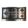 اجاق گاز صفحه ای توکار 5 شعله اسنوا SS-19565 استیل  Snowa Built-In Gas Cooker Stainless Steel