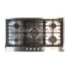اجاق گاز صفحه ای توکار 5 شعله اسنوا SS-19564 استیل  Snowa Built-In Gas Cooker Stainless Steel
