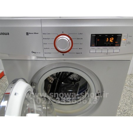 ماشین لباسشویی مدل SWD-164S اسنوا ظرفیت 6 کیلوگرم
