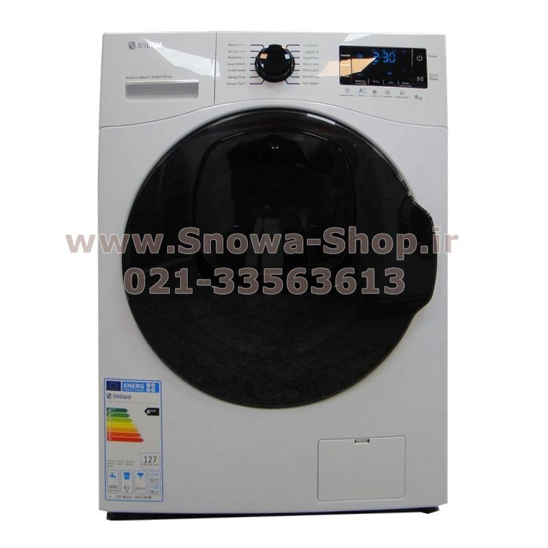 ماشین لباسشویی مدل اکتا SWD-842 Octa اسنوا ظرفیت 8 کیلوگرم Snowa Add Wash
