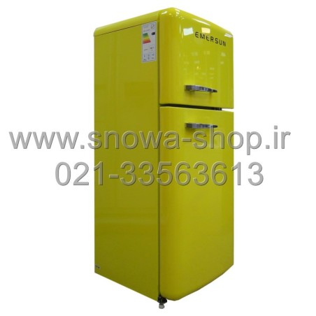 یخچال فریزر امرسان زرد 16 فوت کلاسیک طرح اسمگ Emersun Classic Refrigerator R600 Yellow