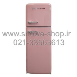 یخچال فریزر امرسان صورتی 16 فوت کلاسیک طرح اسمگ Emersun Classic Refrigerator R600 Pink