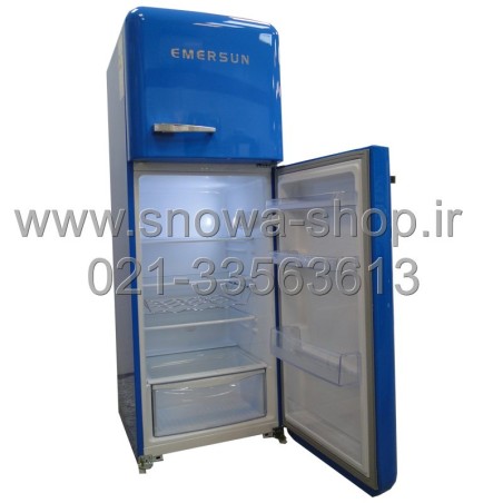 یخچال فریزر امرسان آبی 16 فوت کلاسیک طرح اسمگ Emersun Classic Refrigerator R600 Blue