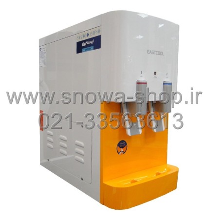 آبسردکن و گرمکن رومیزی ایستکول با قابلیت اتصال به آب شهری Eastcool Water dispenser Cool Hot TM-DW305UF