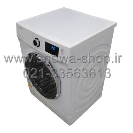 ماشین لباسشویی DWK-7414C دوو الکترونیک 7 کیلویی سفید درب کروم Daewoo Electronics Washing Machine