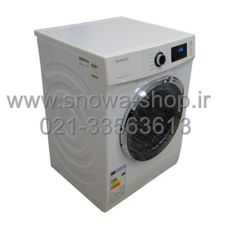 ماشین لباسشویی DWK-7414C دوو الکترونیک 7 کیلویی سفید درب کروم Daewoo Electronics Washing Machine