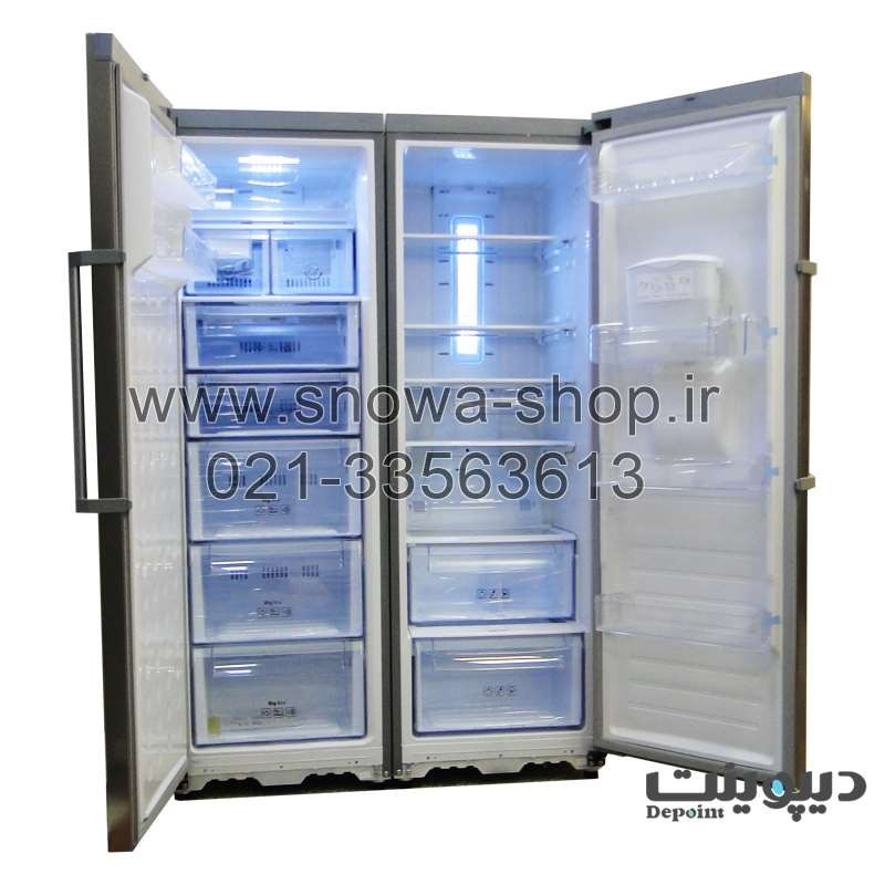 یخچال و فریزر دوقلو دیپوینت استیل یخساز اتوماتیک Depoint Twin Refrigerator Freezer NF14 D5i