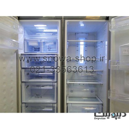 یخچال و فریزر دوقلو دیپوینت استیل یخساز اتوماتیک Depoint Twin Refrigerator Freezer NF14 D5i