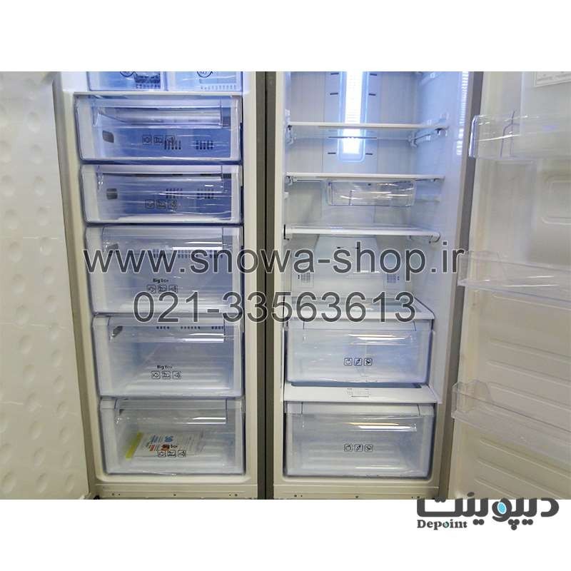 یخچال و فریزر دوقلو دیپوینت استیل یخساز اتوماتیک Depoint Twin Refrigerator Freezer NF14 D5i