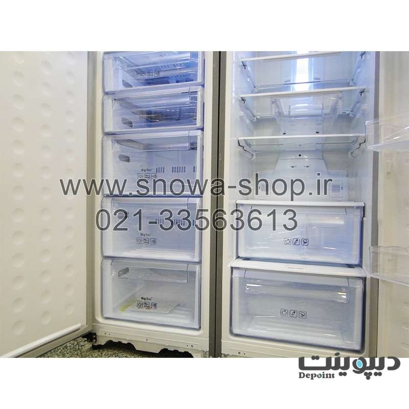 یخچال و فریزر دوقلو دیپوینت استیل یخساز اتوماتیک Depoint Twin Refrigerator Freezer NF14 D5i