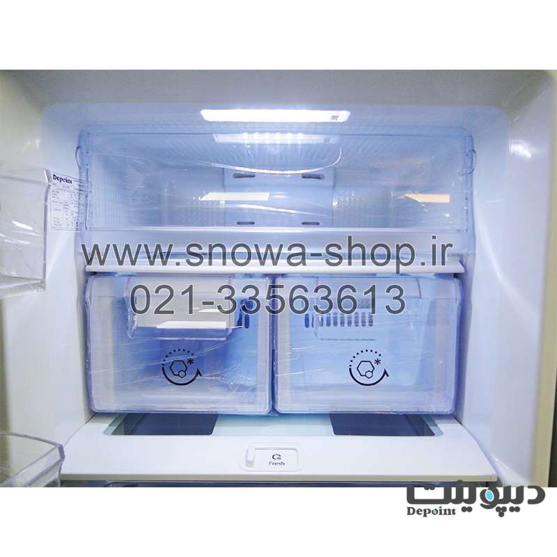 یخچال و فریزر دوقلو دیپوینت استیل یخساز اتوماتیک Depoint Twin Refrigerator Freezer NF14 D5i