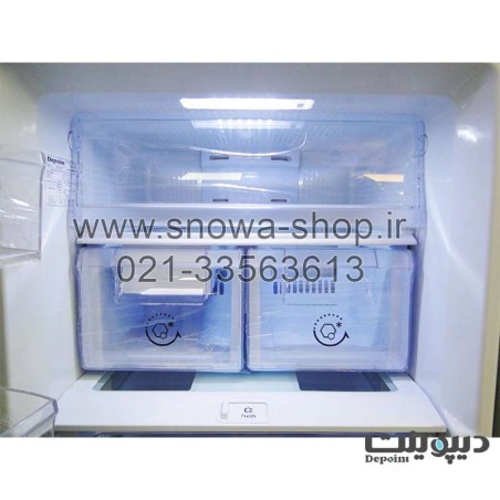 یخچال و فریزر دوقلو دیپوینت استیل یخساز اتوماتیک Depoint Twin Refrigerator Freezer NF14 D5i