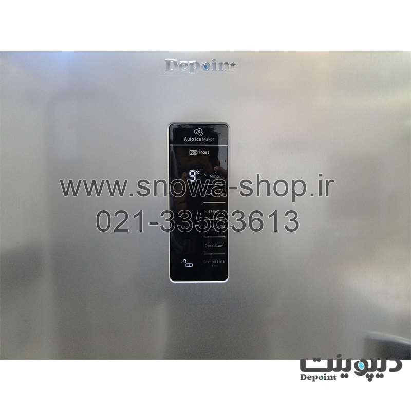 یخچال و فریزر دوقلو دیپوینت استیل یخساز اتوماتیک Depoint Twin Refrigerator Freezer NF14 D5i
