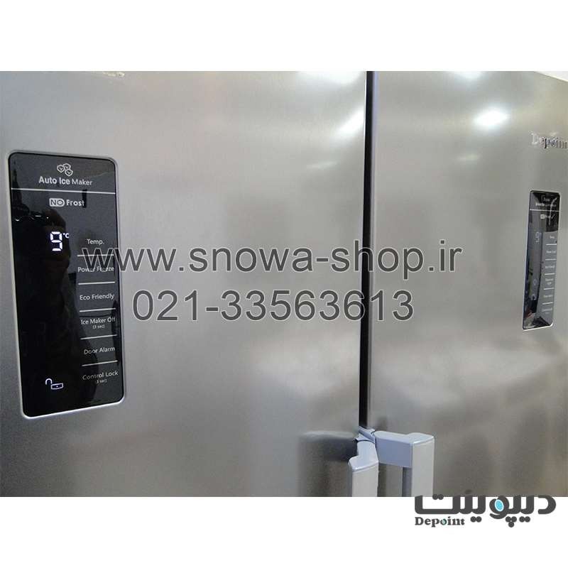 یخچال و فریزر دوقلو دیپوینت استیل یخساز اتوماتیک Depoint Twin Refrigerator Freezer NF14 D5i