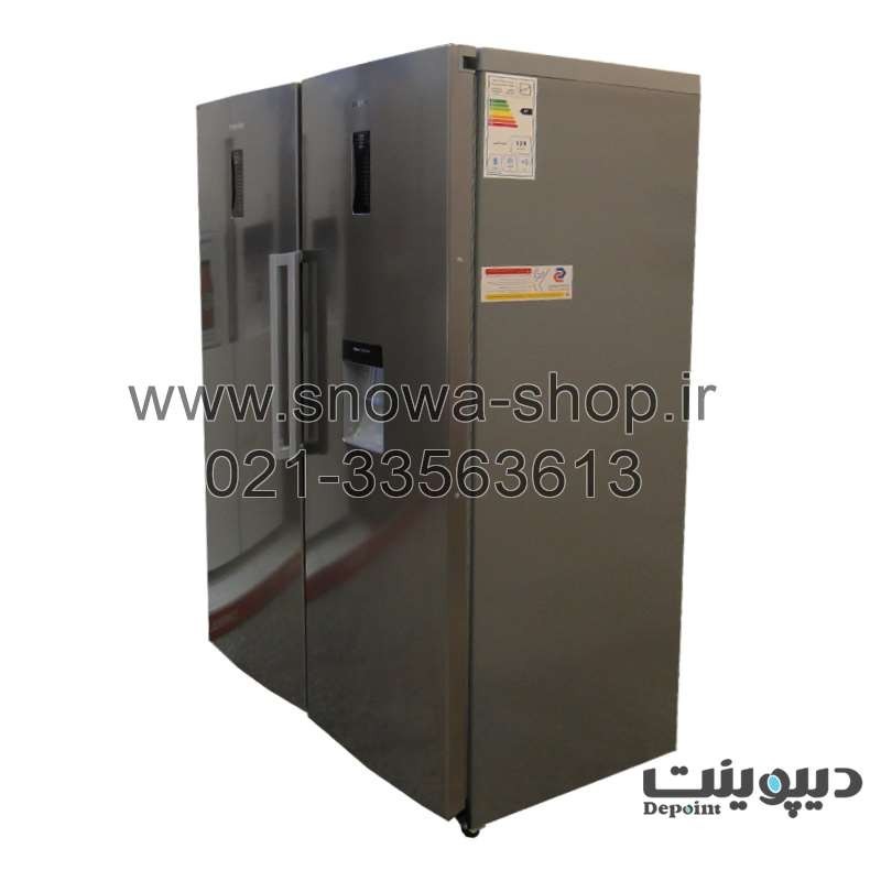 یخچال و فریزر دوقلو دیپوینت استیل یخساز اتوماتیک Depoint Twin Refrigerator Freezer NF14 D5i