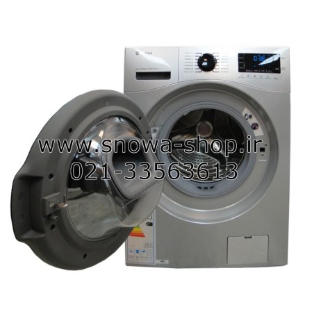 ماشین لباسشویی مدل  SWM-84608 Wash in Wash نقره ای اسنوا ظرفیت 8 کیلوگرم  Snowa Add Wash