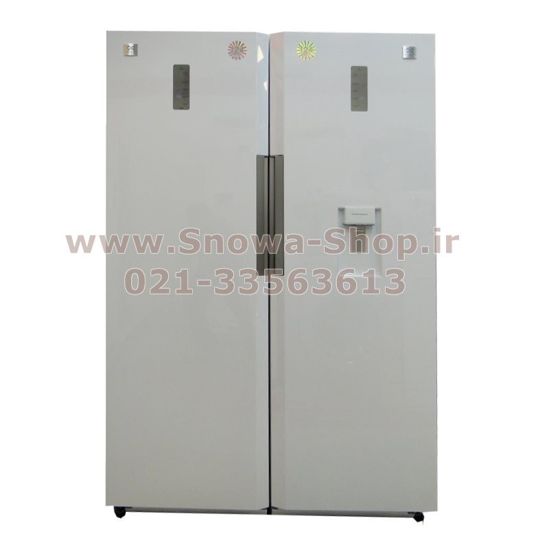 یخچال و فریزر دوقلو دوو الکترونیک D4LR-0020MW D4LF-0020MW  سایز 38 فوت Freezer Daewoo Electronics Twin Refrigerator