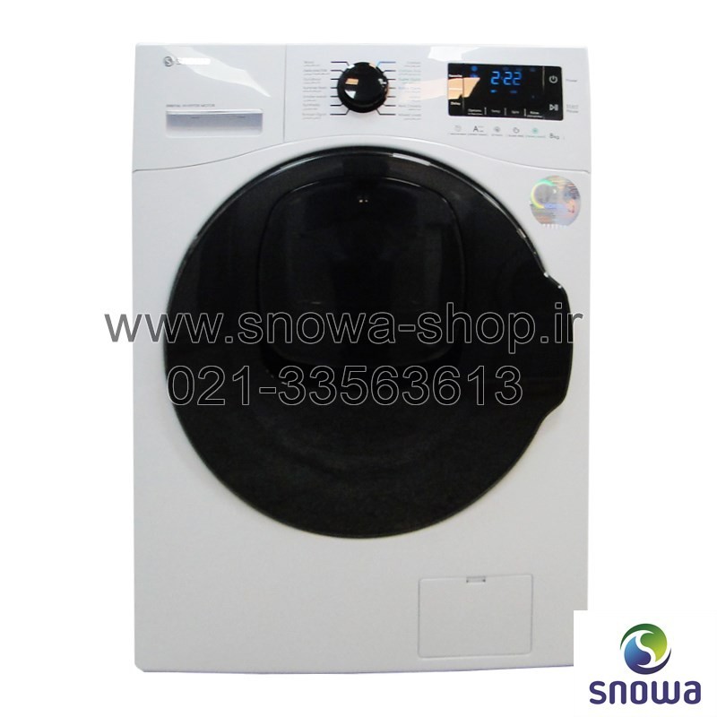 ماشین لباسشویی مدل  SWM-84616 Wash in Wash اسنوا ظرفیت 8 کیلوگرم  Snowa Add Wash