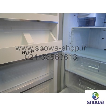 یخچال فریزر دوقلو هایپر استیل اسنوا Snowa Hyper Twin Side By Side Refrigerator Stainless Steel Freezer S6-1190SS