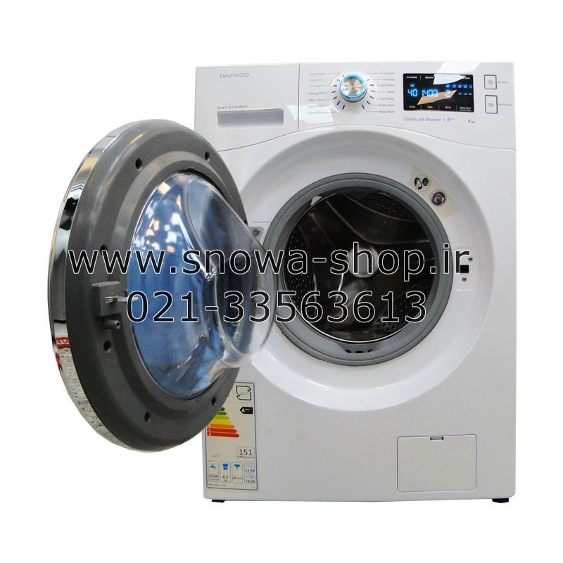 ماشین لباسشویی دوو DWK-8540V ظرفیت 8 کیلویی Daewoo Washing Machine