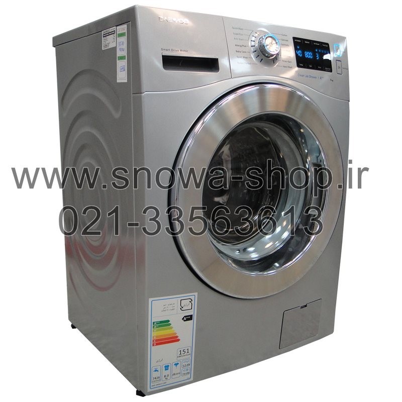 ماشین لباسشویی دوو DWK-8545V ظرفیت 8 کیلویی Daewoo Washing Machine