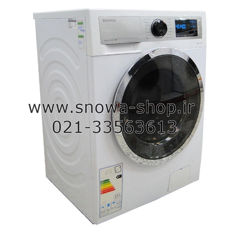 ماشین لباسشویی DWK-LIFE821TS دوو الکترونیک سری لایف 8 کیلویی Daewoo Electronics Life Series