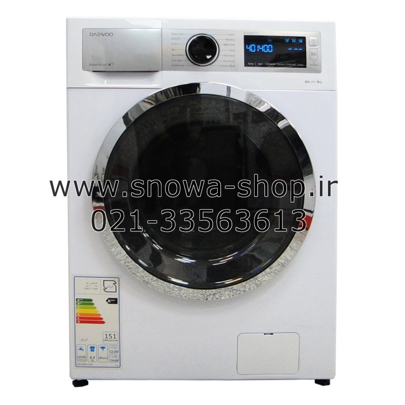 ماشین لباسشویی DWK-LIFE83TS دوو الکترونیک سری لایف 8 کیلویی Daewoo Electronics Life Series