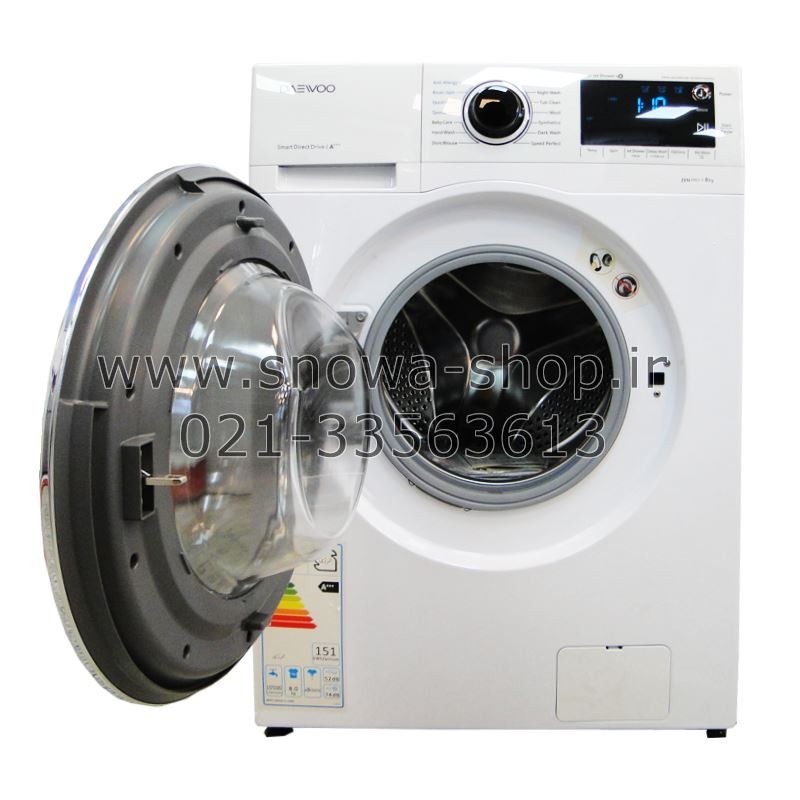 ماشین لباسشویی دوو ذن پرو DWK-PRO841TT ظرفیت 8 کیلویی Daewoo Washing Machine Zen Pro