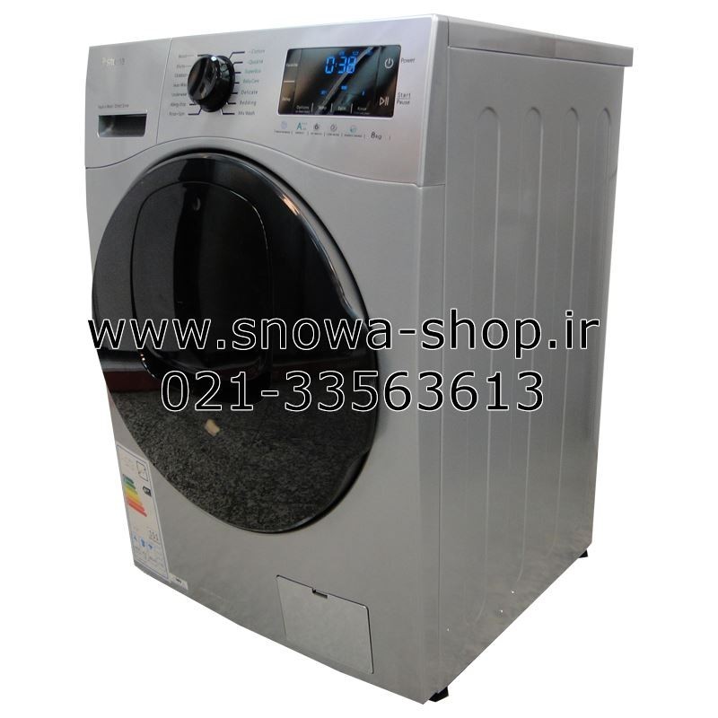 ماشین لباسشویی مدل  SWM-94627 Wash in Wash نقره ای اسنوا ظرفیت 9 کیلوگرم  Snowa Add Wash