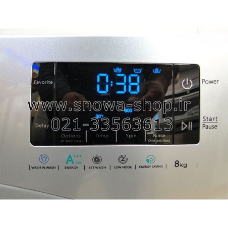 ماشین لباسشویی مدل  SWM-94627 Wash in Wash نقره ای اسنوا ظرفیت 9 کیلوگرم  Snowa Add Wash
