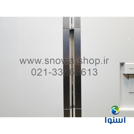 یخچال فریزر دوقلو هایپر استیل اسنوا Snowa Hyper Twin Side By Side Refrigerator Stainless Steel Freezer SN5-1193GW