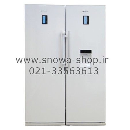 یخچال و فریزر دوقلوی اسنوا سری نیو کوئین مدل  Snowa SL5-108SW New Queen