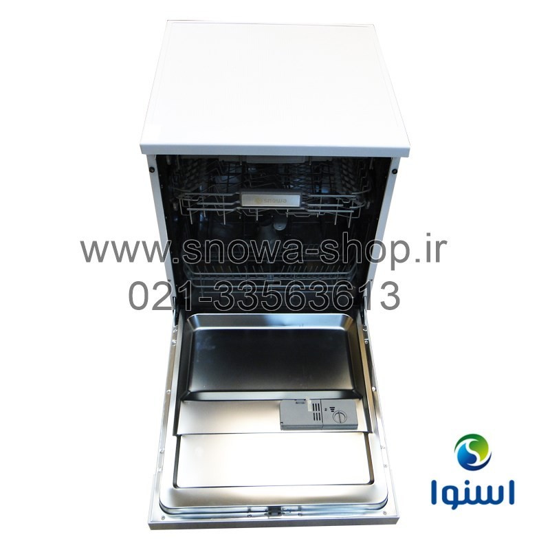 ماشین ظرفشویی Sdw 246w اسنوا ظرفیت 14 نفره 168 پارچه Snowa