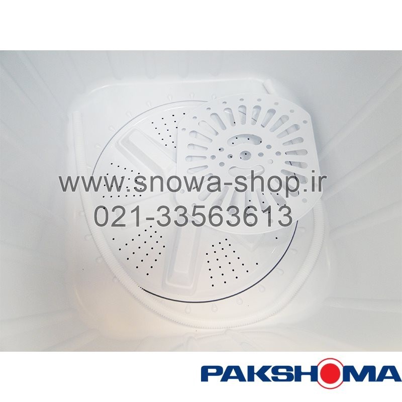 ماشین لباسشویی دوقلو پاکشوما ظرفیت 21 کیلویی Pakshoma Twin Tub Washing Machine PTF-2104AJ