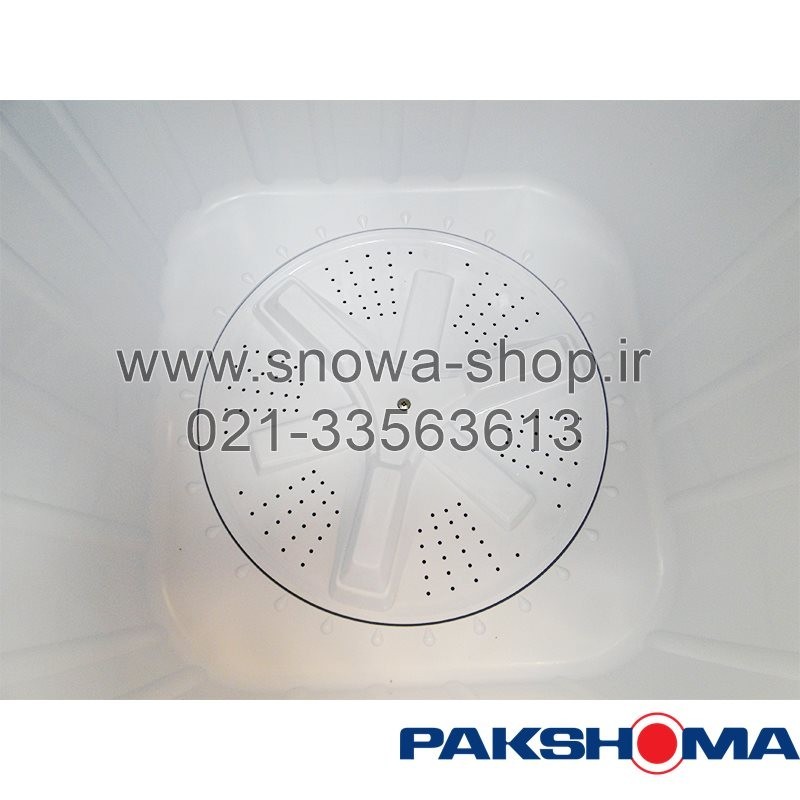 ماشین لباسشویی دوقلو پاکشوما ظرفیت 21 کیلویی Pakshoma Twin Tub Washing Machine PTF-2104AJ